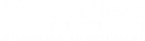 AltaVitaNews logo bianco
